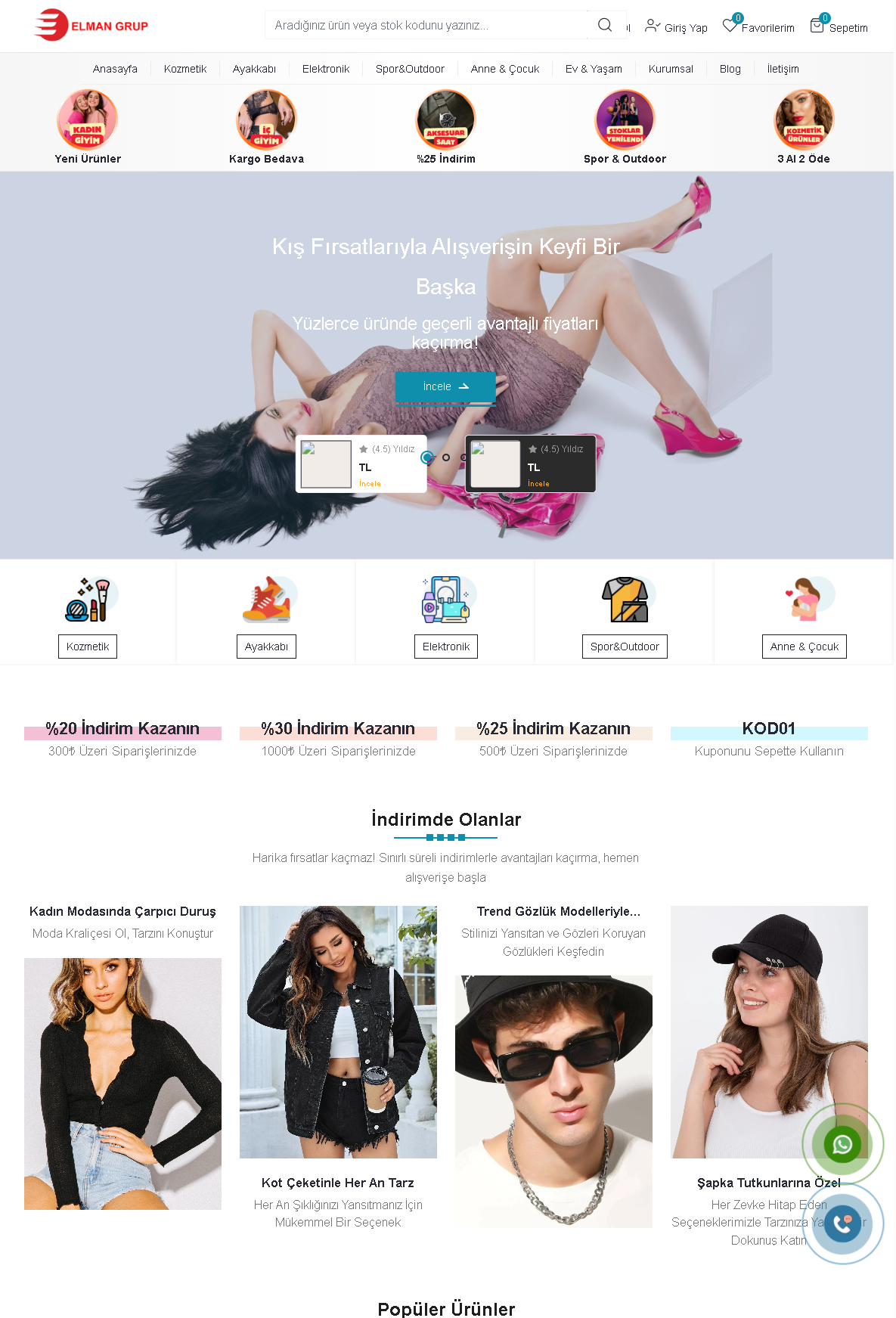 4. Paket - E-Ticaret Yazılımı